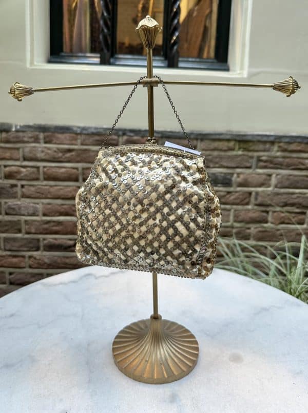 Vintage goudkleurig avondtasje