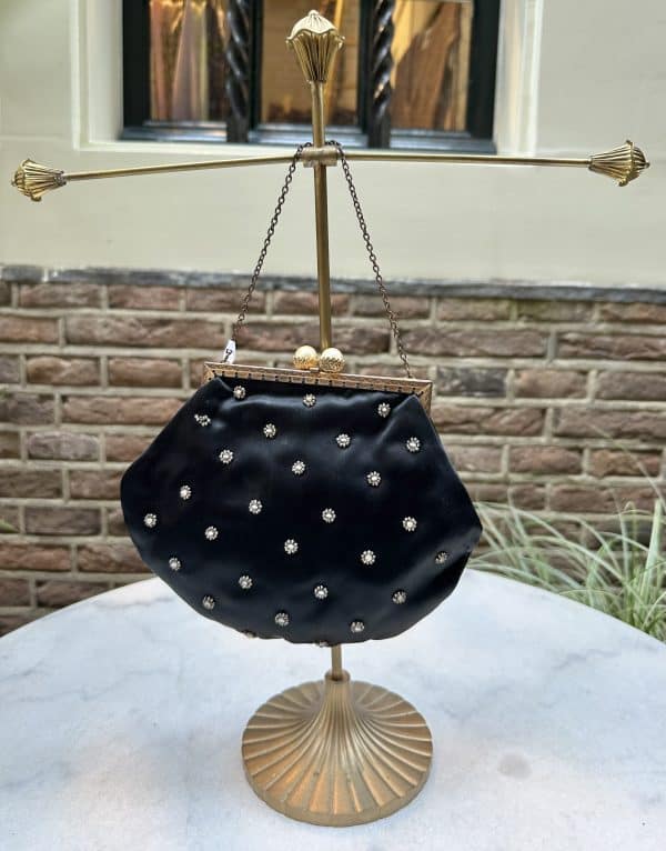 Vintage zwart avondtasje