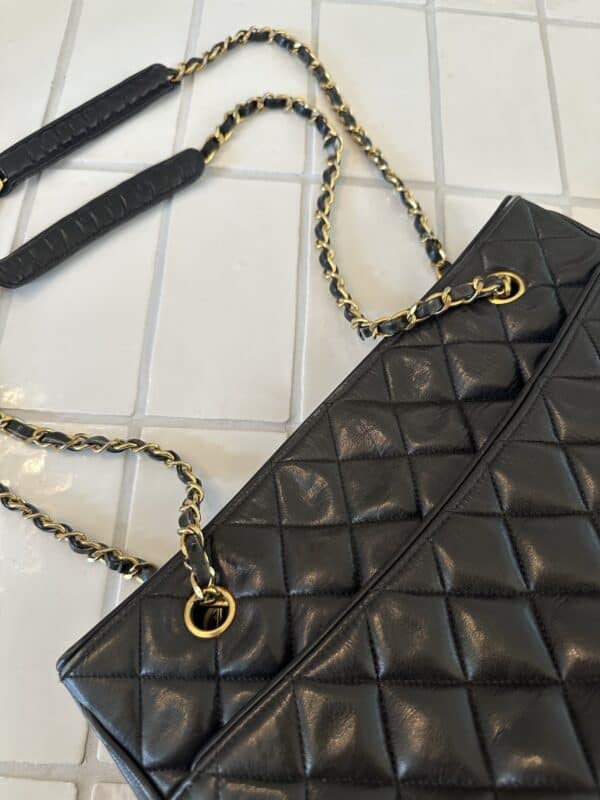 Chanel Chain Leather Shoulderbag - Afbeelding 3