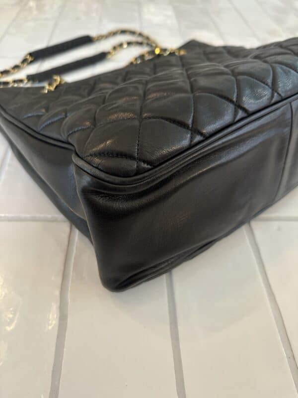 Chanel Chain Leather Shoulderbag - Afbeelding 4