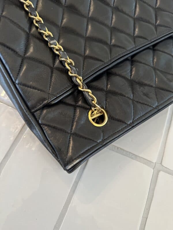 Chanel Chain Leather Shoulderbag - Afbeelding 8