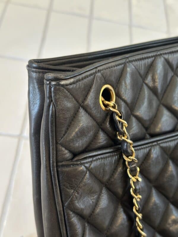 Chanel Chain Leather Shoulderbag - Afbeelding 10