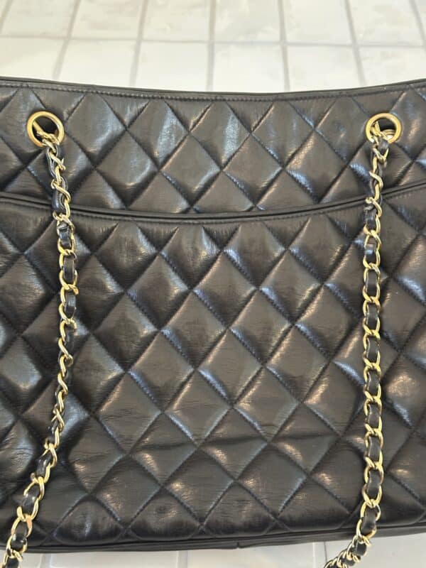 Chanel Chain Leather Shoulderbag - Afbeelding 12